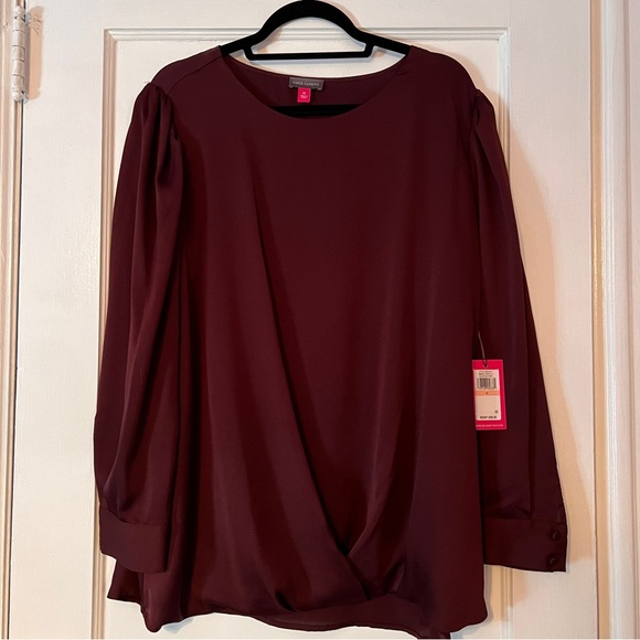 Vince Camuto Crossover Top - Picture 3 of 11